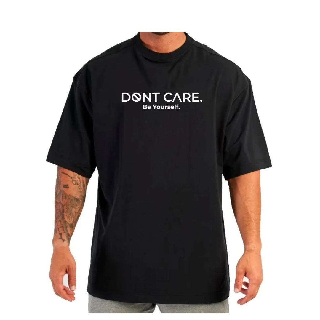 Oversize boxed fit DONTCARE "Be yourself" 3